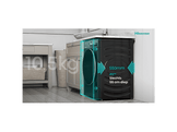 HISENSE WF5I1045BBQ - Lave-linge frontal - 10.5 kg - 1400 rpm - 72 dB - Dosage automatique
