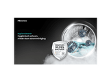 HISENSE WF5I1045BBQ - Lave-linge frontal - 10.5 kg - 1400 rpm - 72 dB - Dosage automatique