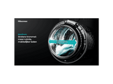 HISENSE WF5I1045BBQ - Lave-linge frontal - 10.5 kg - 1400 rpm - 72 dB - Dosage automatique