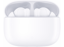 Charger l&#39;image dans la galerie, Un étui de chargement blanc avec deux écouteurs blancs à l&#39;intérieur.
