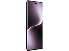 Charger l&#39;image dans la galerie, Un smartphone noir élégant avec un écran incurvé, isolé sur fond blanc.
