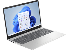 Charger l&#39;image dans la galerie, Ordinateur portable argenté avec écran ouvert, interface Windows 11. Fond blanc.
