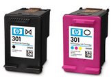 HP 301 Noir - Cyan - Magenta - Jaune