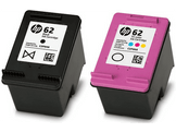 HP 62 Noir - Cyan - Magenta - Jaune
