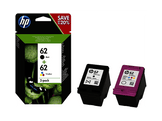 HP 62 Noir - Cyan - Magenta - Jaune