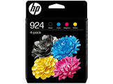 HP 924 Pack de 4 Cartouches d’encre authentiques CMJN