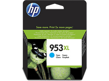 Charger l&#39;image dans la galerie, Boîte de cartouche d&#39;encre HP avec étiquette cyan, papillon sur lotus vert.
