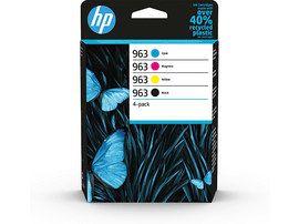 HP 963 Noir - 3 couleurs