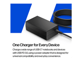 HP Adaptateur secteur USB-C GaN 65 W pour ordinateur portable
