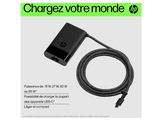 HP Chargeur pour laptop USB-C 65 W Noir (671R2AA#ABB)