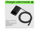 HP Chargeur pour laptop USB-C 65 W Noir (671R2AA#ABB)