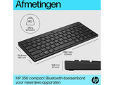 HP Clavier Bluetooth multi-périphériques compact 350 QWERTY (692S8AA#UUZ)