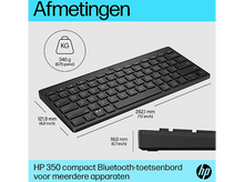 Charger l'image dans la galerie, HP Clavier Bluetooth multi-périphériques compact 350 QWERTY (692S8AA#UUZ)
