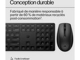 HP Clavier et souris sans fil HP 650 Noir (4R013AA#UUZ)