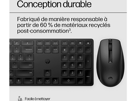 HP Clavier et souris sans fil HP 650 Noir (4R013AA#UUZ)