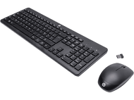 HP Clavier sans fil AZERTY + Souris sans fil 230 Noir (18H24AA#AC0)