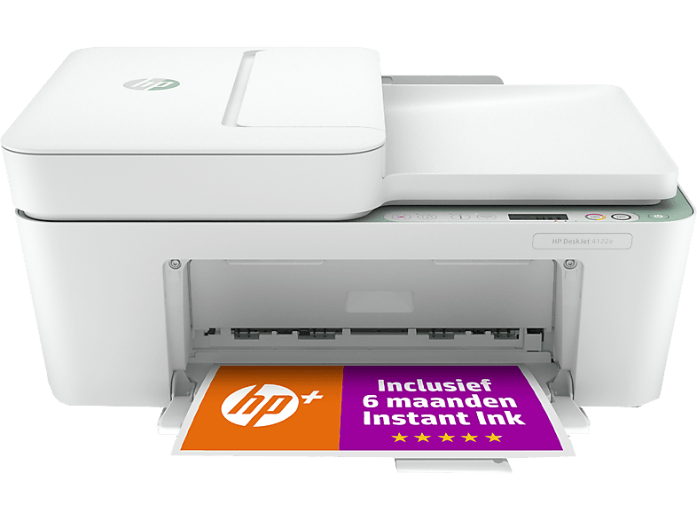 HP Deskjet 4122e - Imprimer, copier et scanner - Encre - Compatible HP+  - Incl. 6 mois Instant Ink (26Q92B)