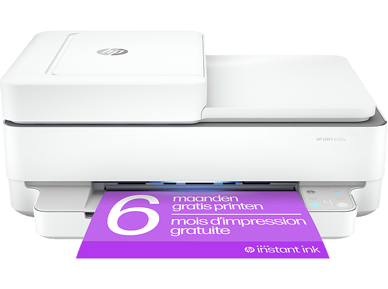 HP Envy 6432e - Imprimer, copier et scanner - Encre - Compatible HP+  - Incl. 3 mois Instant Ink (223R3B)