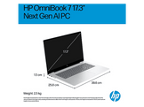 HP OmniBook 7 NGAI 17-DC0000NB - 17.3 inch - Full HD - Intel Core Ultra 7 258V - 32 GB - 1 TB - GeForce RTX™ 4050 - Copilot+ PC - QWERTZU