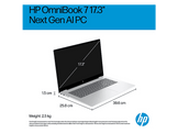 HP OmniBook 7 NGAI 17-dc0001nb - 17.3 inch - Full HD - Intel Core Ultra 7 258V - 32 GB - 1 TB - Arc™ Onboard Graphics - Copilot+ PC