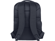 Charger l'image dans la galerie, Sac à dos avec un corps noir. Il a deux bretelles, un dos en maille et deux boucles en bas.
