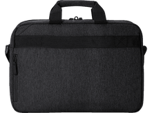 Charger l&#39;image dans la galerie, Sacoche pour ordinateur portable noire avec poignée et bandoulière. Fermeture éclair et bande noire.
