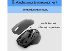 Charger l&#39;image dans la galerie, HP Souris sans fil 280 Silent Noir (19U64AA#ABB) Souris sans fil Noir
