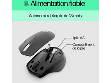 Charger l&#39;image dans la galerie, HP Souris sans fil 280 Silent Noir (19U64AA#ABB) Souris sans fil Noir
