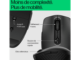 HP Souris sans fil 690 rechargeable Gris (7M1D4AA#ABB)