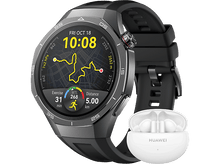 Charger l&#39;image dans la galerie, HUAWEI Bundle Smartwatch GT5 Pro 46mm Noir + Freebuds 5i Blanc (2841)
