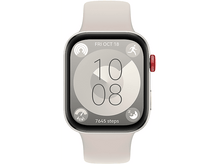 Charger l&#39;image dans la galerie, HUAWEI Smartwatch Fit 3 Bracelet en fluoroélastomère Blanc (55020CJH)
