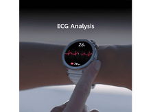 Charger l&#39;image dans la galerie, Poignet d&#39;une personne avec une montre connectée affichant une analyse ECG.
