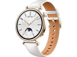 HUAWEI Watch GT 4 41 mm White Leather (55020BJB) Smartwatch Blanc