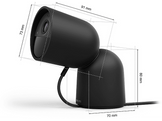 PHILIPS HUE Caméra de surveillance Smart Secure Desktop Noir (49613200)
