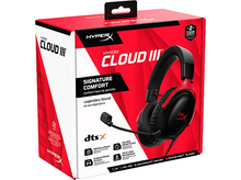 Charger l&#39;image dans la galerie, HYPERX Casque gamer Cloud III Black/Red (727A9AA)
