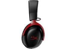 Charger l&#39;image dans la galerie, Casque de jeu noir et rouge avec logo rouge sur les oreillettes.
