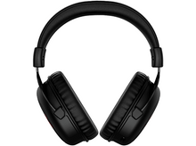 Charger l&#39;image dans la galerie, Casque circum-auriculaire noir avec fond blanc.
