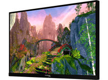 Charger l&#39;image dans la galerie, Un écran d&#39;ordinateur affichant un paysage coloré avec un pont.
