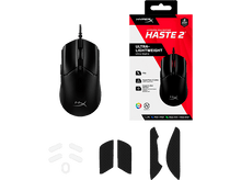 Charger l&#39;image dans la galerie, HYPERX Souris gaming HyperX Pulsefire Haste 2 Noir (6N0A7AA)
