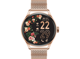 ICE-WATCH Smartwatch 2.0 Milanese band Ronde 1.2'' AMOLED Rose gold (023394)