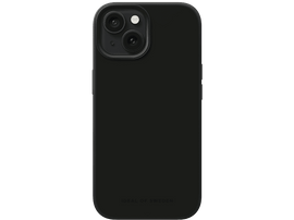 Coque de téléphone noire avec une découpe pour l