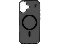 Coque iPhone transparente. Transparent. Logo IDÉAL OF SWEDEN. Fond noir.