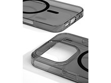 Charger l'image dans la galerie, Deux gros plans d'une coque de téléphone transparente avec des détails noirs. L'étui dit, "IDEAL OF SWEDEN".
