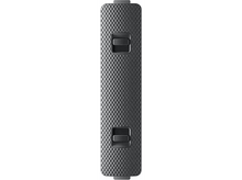 Charger l&#39;image dans la galerie, Un objet rectangulaire gris texturé avec deux boutons noirs. L&#39;objet est de couleur gris foncé mat.
