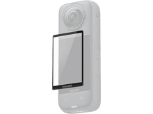 Charger l&#39;image dans la galerie, Une caméra Insta360 noire avec un protecteur d&#39;écran dessus.
