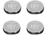 ISY 4 piles CR2032 Lithium (IBA-2032-1)