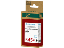 Charger l&#39;image dans la galerie, Boîte de cartouche : ISY, marron et vert. Contient une cartouche d&#39;encre compatible avec les imprimantes Canon, 545XL.
