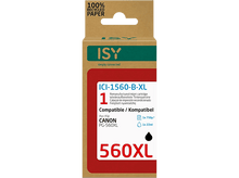 Charger l&#39;image dans la galerie, Une boîte marron de cartouches d&#39;encre ISY. Le texte sur la boîte indique &quot;100% papier recyclé&quot; et &quot;Compatible&quot;.
