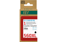 Une boîte marron de cartouches d'encre ISY. Le texte sur la boîte indique 