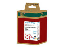 Charger l&#39;image dans la galerie, Boîte de cartouches d&#39;encre. Marron et rouge avec texte et icônes. &#39;100% papier recyclé&#39;.
